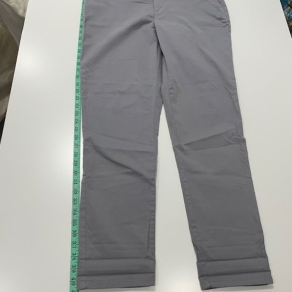 SMART SET Light Gray Cotton Pants Mid-Rise ~ Size 12 with tags - Picture 11 of 15